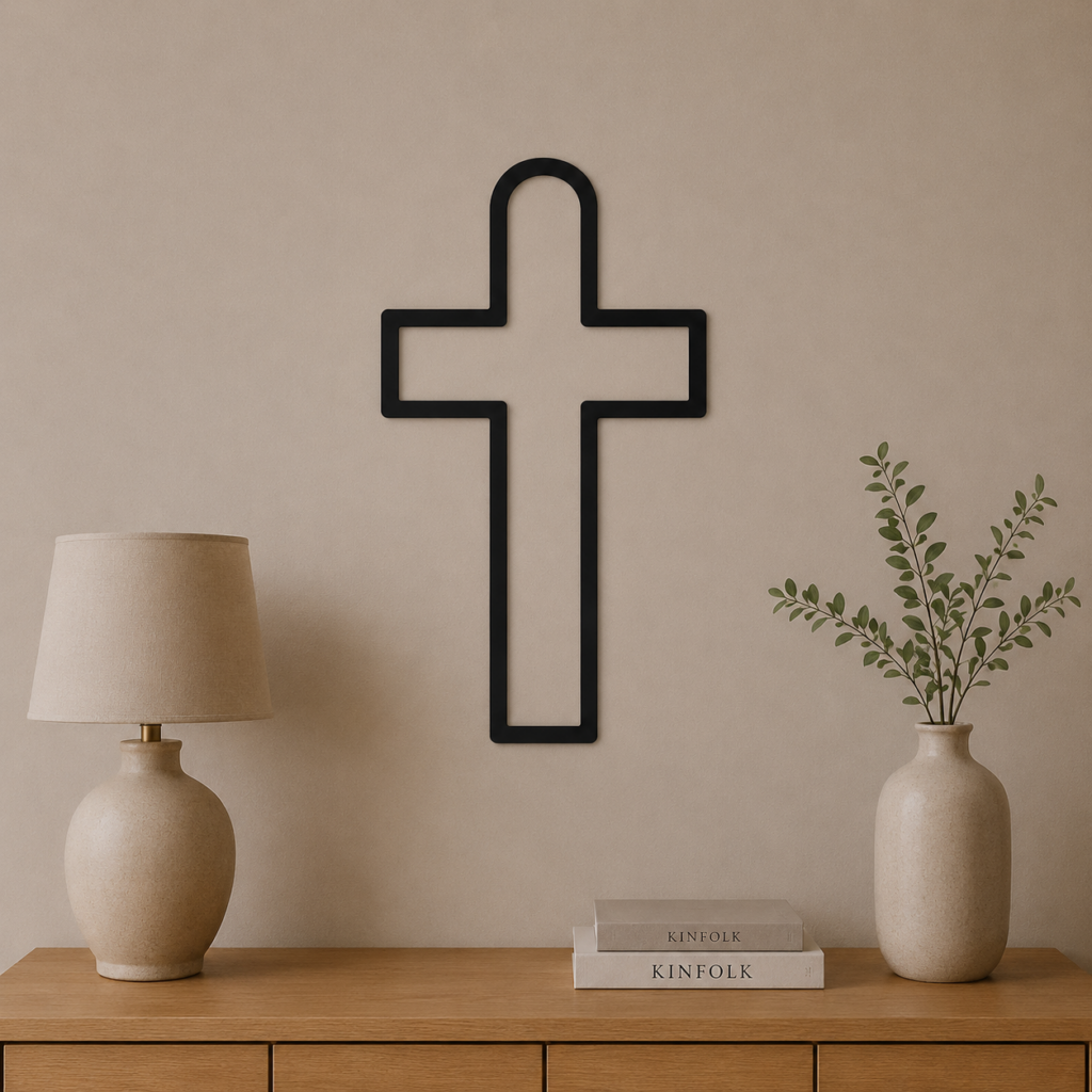 Croce Decorativa Sacra da Parete – Stampa 3D semplice - Stampa 3D Cristiana | 3Dio.it