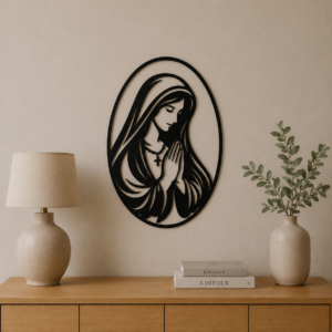 Decorazione da Parete Madonna – Stampa 3D Sacra Moderna | Wall Art Religiosa - Stampa 3D Cristiana | 3Dio.it