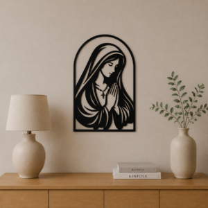 Decorazione da Parete Madonna Icona– Stampa 3D Sacra Moderna | Wall Art Religiosa - Stampa 3D Cristiana | 3Dio.it